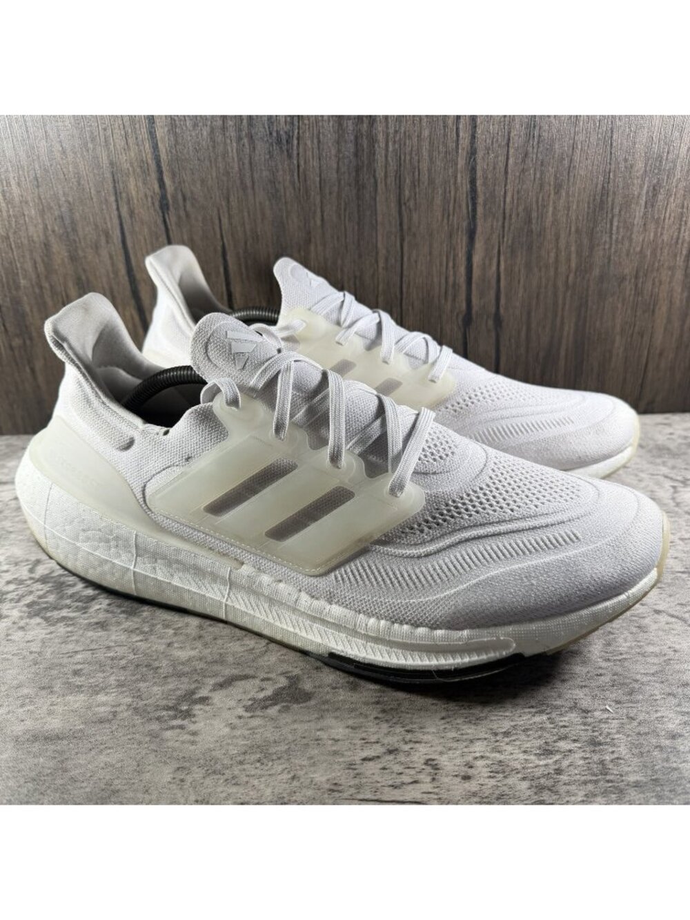 Adidas UltraBoost Light GY9350 Mens US 13 Running Shoes Triple White Sneakers